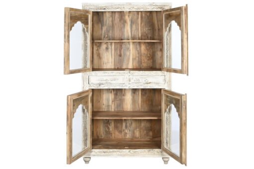 VITRINA MANGO CRISTAL 107X43X193 TALLADO BLANCO MB-208592 Ref 13259 - Imagen 3