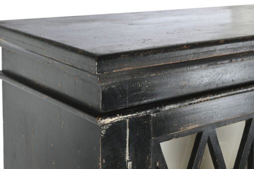 VITRINA CRISTAL 170X40X183 39,16 ENVEJECIDO NEGRO MB-208652 Disponible ref13258 - Imagen 5