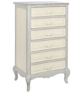 CHIFONIER MANGO 70X50X120 GRIS MB-208758 Disponible REF13052
