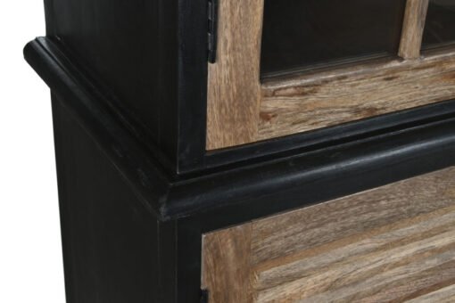 VITRINA MANGO CRISTAL 218X43X203 100,10 NEGRO MB-208762 Disponible ref13257 - Imagen 2