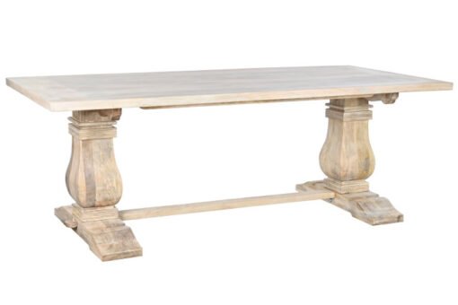 MESA COMEDOR MADERA MACIZA MANGO 215X100X76 DECAPE MB-208797 Disponible ref13205