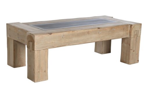 MESA CENTRO ABETO MDF 140X70X46 NATURAL MB-209218 Disponible ref13162