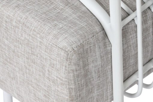 SOFA METAL POLIESTER 180X66X66 BLANCO MB-209871 Disponible Ref 13393 - Imagen 5