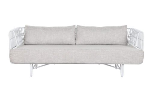 SOFA METAL POLIESTER 180X66X66 BLANCO MB-209871 Disponible Ref 13393 - Imagen 2