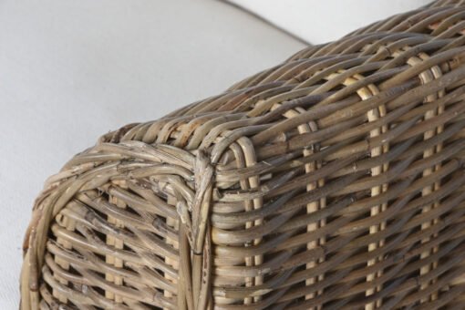 SOFA RATAN 174X88X69 CON COJINES ALGOD N NATURAL MB-210561 Ref 13391 - Imagen 4