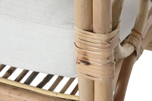 SOFA RATAN ALGODON 195X72X78 CON COJINES ALGOD N MB-210563 Ref 13390 - Imagen 4