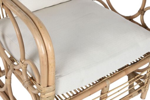 SILLON RATAN 72X72X76 CON COJINES ALGOD N NATURAL MB-210564 Ref 13344 - Imagen 3