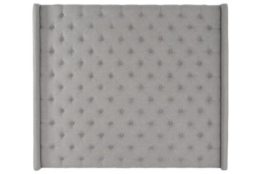 CABECERO CAMA POLIESTER MDF 194X20X170 GRIS MB-210581 Disponible ref13278