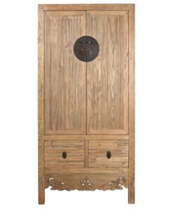 ARMARIO ABETO 88X52X180 55,00 TALLADO NATURAL MB-210641 Disponible ref13255