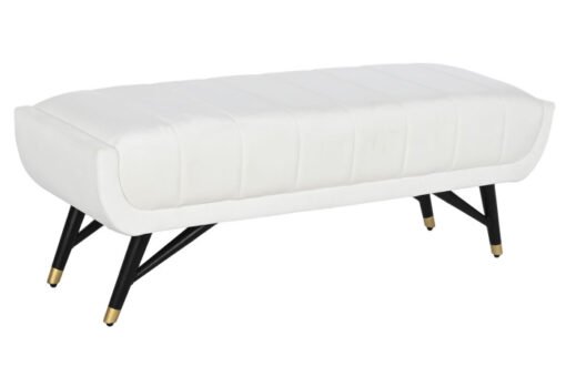 DESCALZADORA POLIESTER 120X40X42 TERCIOPELO BLANCO MB-210693 Disponible ref13298