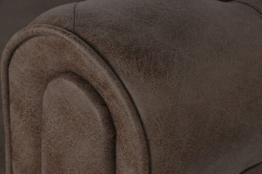 SOFA POLIESTER MADERA 216X78X70 3 PLAZAS MARRON MB-211002 Ref 13387 - Imagen 4