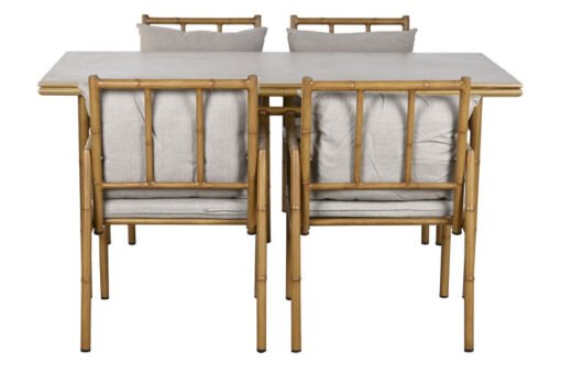 MESA COMEDOR SET 5 ALUMINIO 160X90X75 42,00 MB-211136 Disponible ref13435 - Imagen 9