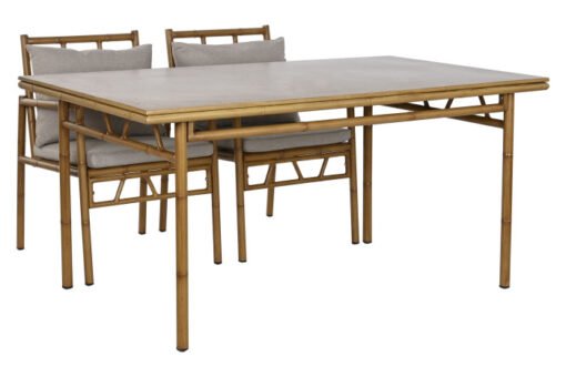 MESA COMEDOR SET 5 ALUMINIO 160X90X75 42,00 MB-211136 Disponible ref13435 - Imagen 8