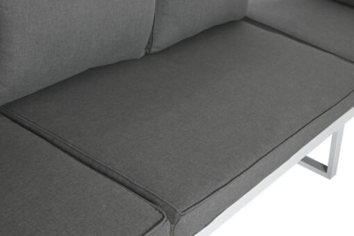 SOFA SET 3 METAL POLIESTER 198X68X65 GRIS MB-211137 Disponible ref13434 - Imagen 3