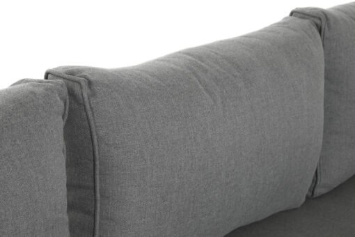 SOFA SET 3 METAL POLIESTER 198X68X65 GRIS MB-211137 Disponible ref13434 - Imagen 4