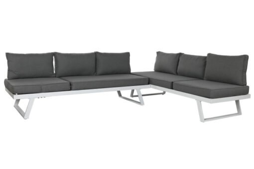 SOFA SET 3 METAL POLIESTER 198X68X65 GRIS MB-211137 Disponible ref13434 - Imagen 7