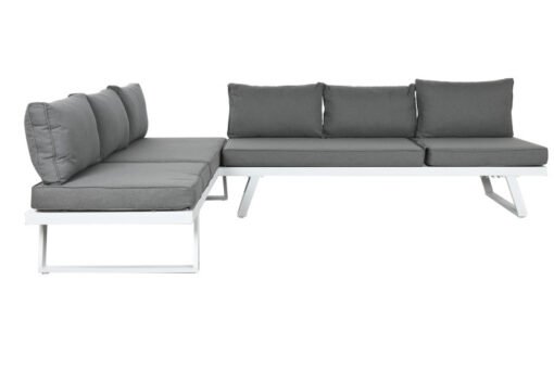 SOFA SET 3 METAL POLIESTER 198X68X65 GRIS MB-211137 Disponible ref13434 - Imagen 8