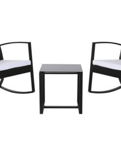 SILLON SET 3 ACERO POLIESTER 59X61,5X74 MECEDORA MB-211138 Disponible ref13433