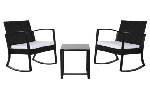 SILLON SET 3 ACERO POLIESTER 59X61,5X74 MECEDORA MB-211138 Disponible ref13433