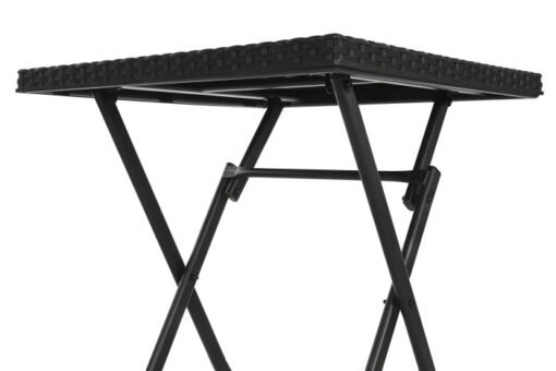 MESA SET 3 RATAN SINTETICO ACERO 58X58X71,5 NEGRO MB-211141 Disponible ref13432 - Imagen 5