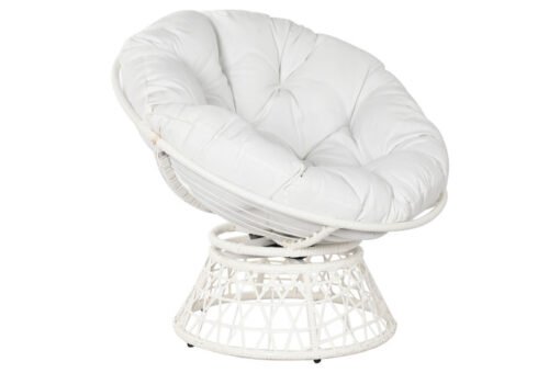 SILLON RATAN SINTETICO METAL 95X86,5X90 GIRATORIO MB-211146 Disponible Ref 13431 - Imagen 2