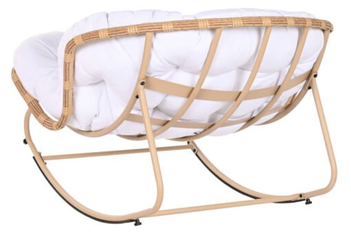 MECEDORA ACERO RATAN SINTETICO 108X108X80 BLANCO MB-211147 Disponible Ref 13430 - Imagen 6