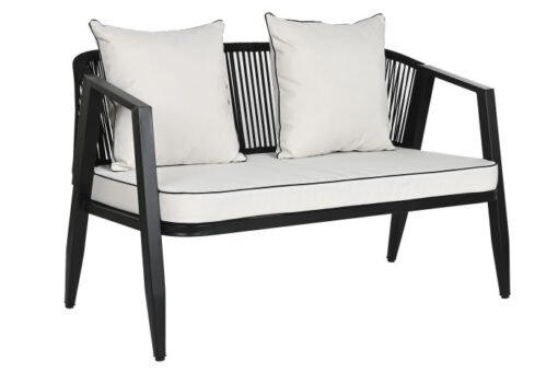 SOFA SET 4 ACERO POLIESTER 123X66X72 CON COJINES MB-211157 Disponible Ref 13429 - Imagen 3