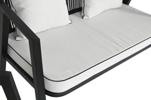 SOFA SET 4 ACERO POLIESTER 123X66X72 CON COJINES MB-211157 Disponible Ref 13429 - Imagen 5