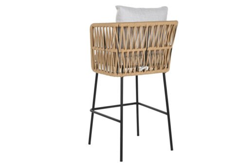 TABURETE ACERO POLIESTER 59X58X100 GRIS MB-211162 Disponible Ref 13458 - Imagen 3