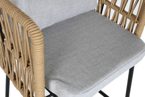 TABURETE ACERO POLIESTER 59X58X100 GRIS MB-211162 Disponible Ref 13458 - Imagen 4