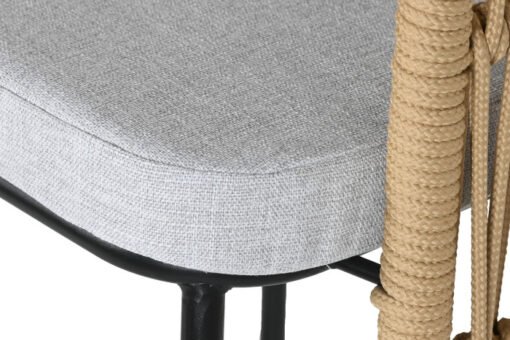 TABURETE ACERO POLIESTER 59X58X100 GRIS MB-211162 Disponible Ref 13458 - Imagen 6