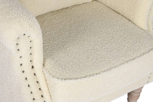 SILLON RUBBERWOOD POLIESTER 73X65X87 BORREGUITO MB-211199. Ref 13342 - Imagen 3