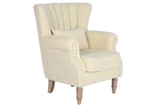 SILLON RUBBERWOOD POLIESTER 73X65X87 BORREGUITO MB-211199. Ref 13342 - Imagen 2