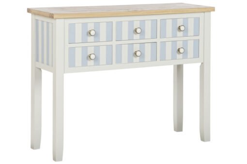 CONSOLA PAULOWNIA 103X35X80 6CAJ, BLANCO MB-211345 Disponible Ref13086