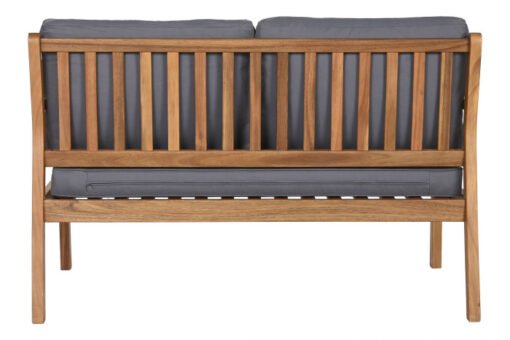 SOFA SET 4 ACACIA POLIESTER 120X72X75 MARRON MB-211604 Disponible Ref 13425 - Imagen 7