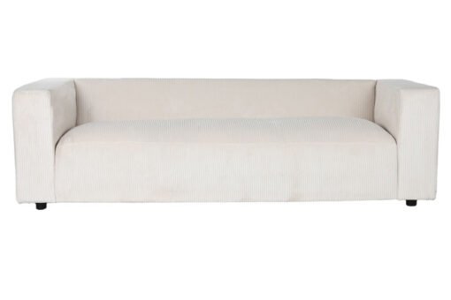 SOFA POLIESTER 224X95,5X66,5 PANA CREMA MB-211715 Disponible Ref 13385