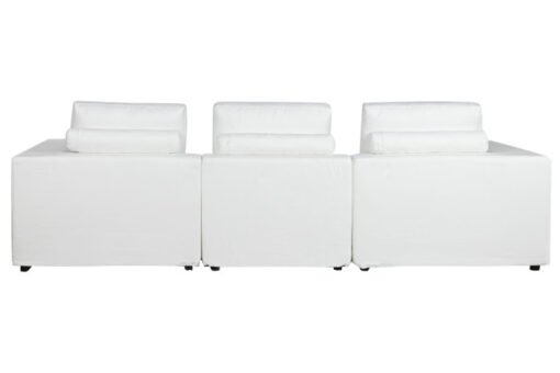 SOFA POLIESTER PLUMA 286X95,5X57 BLANCO MB-211721 Disponible ref13384 - Imagen 3