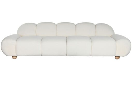 SOFA POLIESTER MADERA 284X103X83 BLANCO MB-211723 Disponible ref13383 - Imagen 2
