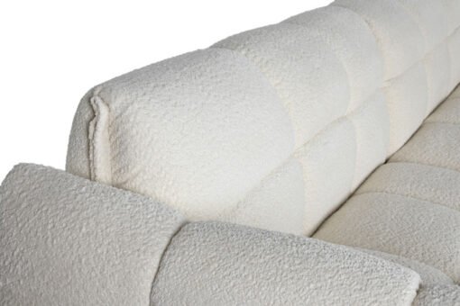 SOFA POLIESTER MADERA 260X108X82 BUCLE BLANCO MB-211724 Disponible ref13382 - Imagen 6