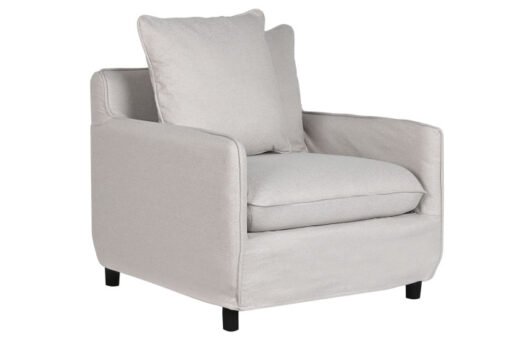 SILLON POLIESTER 85X85X74 BEIGE MB-211734 Disponible Ref 13341 - Imagen 2