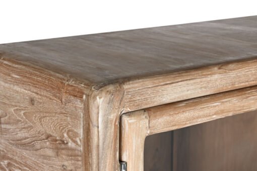 ARMARIO TECA RECICLADA CRISTAL 90X38X180 60,15 MB-211735 Disponible ref13253 - Imagen 6