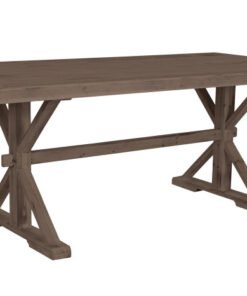 MESA COMEDOR MADERA 200X100X80 38,12 NATURAL MB-211831 Disponible ref13202