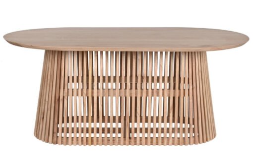 MESA OVALADA COMEDOR MINDI 180X100X75 NATURAL MB-212024 Disponible ref13199