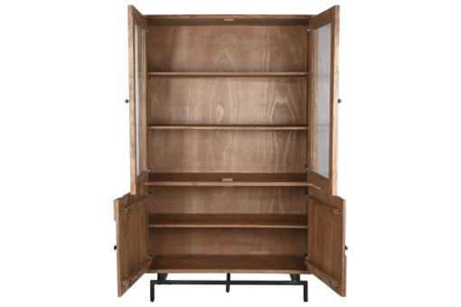 VITRINA ACACIA CRISTAL 118X45X194 NATURAL MB-212383 Disponible ref13252 - Imagen 4