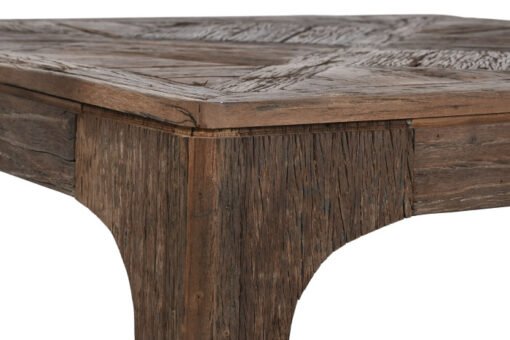 MESA CENTRO MADERA RECICLADA 100X100X32 MARRON MB-212645 Disponible ref13161 - Imagen 2