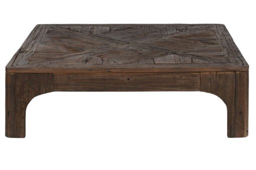 MESA CENTRO MADERA RECICLADA 100X100X32 MARRON MB-212645 Disponible ref13161 - Imagen 5