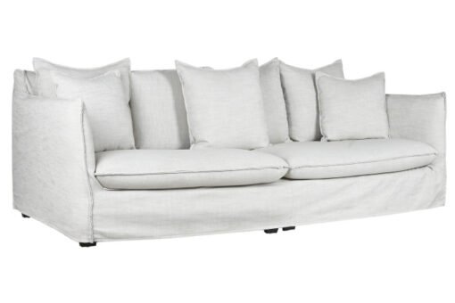 SOFA LINO 260X110X86 CON 7 COJINES BEIGE MB-213705 Disponible ref13380