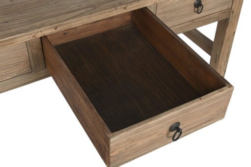 MESA OLMO MACIZO 169X75X85 3 CAJONES NATURAL MB-213713 Disponible ref13198 - Imagen 5
