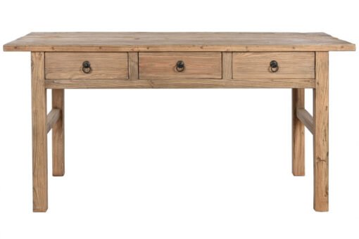 MESA OLMO MACIZO 169X75X85 3 CAJONES NATURAL MB-213713 Disponible ref13198 - Imagen 8