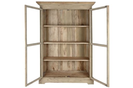VITRINA MADERA RECICLADA 130X55X209 154,00 NATURAL MB-213741 Disponible ref13250 - Imagen 5